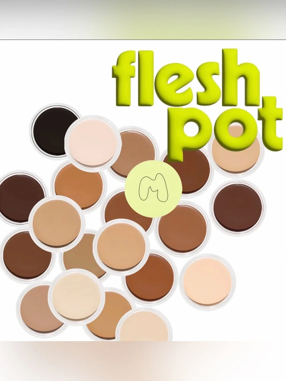 Made by Mitchell FP6 Flesh Pot Soft Matte Concealer- medium w cool undertones
